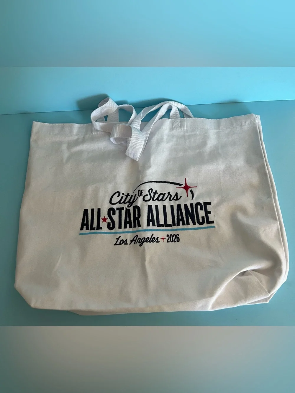 NBA All Stars 2026 City of Stars Tote Bag - White